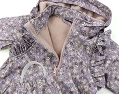 Name It deauville mauve blomstret heldragt softshell